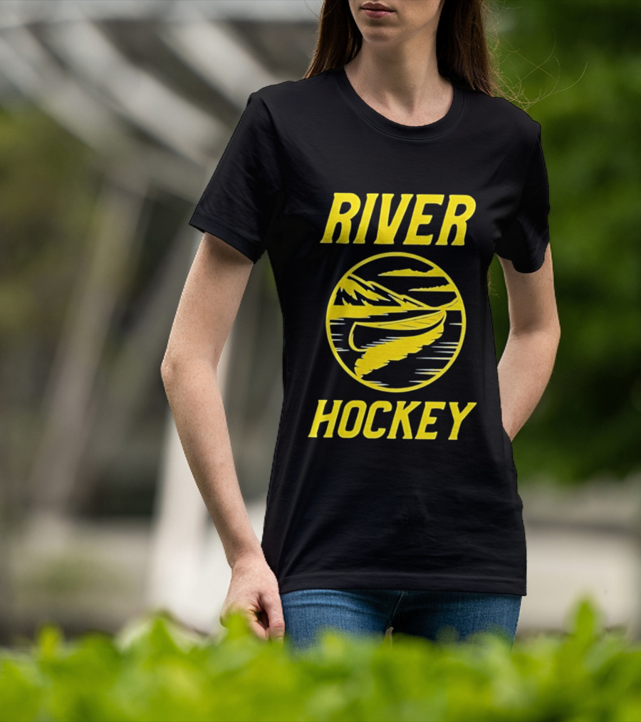 Buffalo Sabres River Hockey Scenic Canoe Adventure T-Shirt