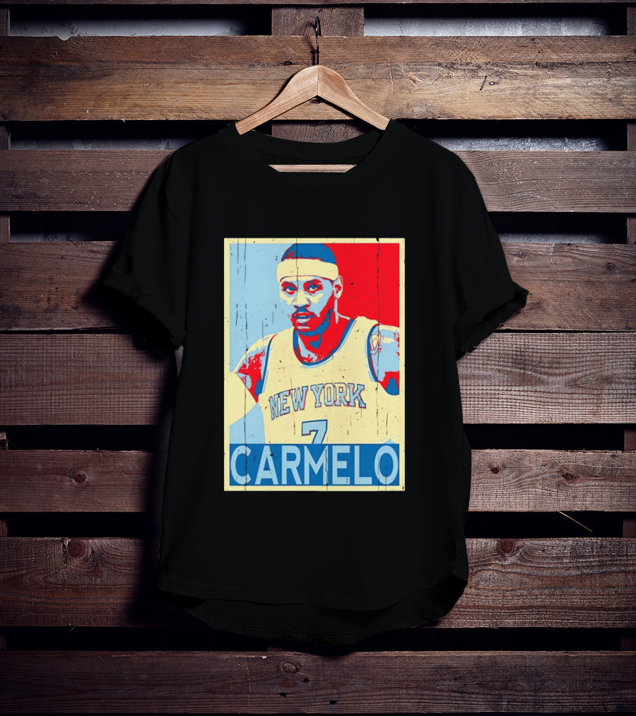 New York Knicks Carmelo Anthony 7 NBA T-Shirt