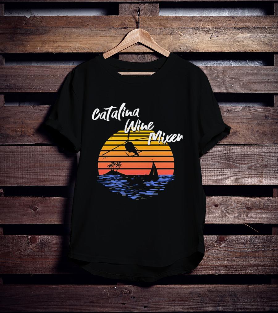 Catalina Wine Mixer Step Brothers Movie Sunset Out Sea T-Shirt