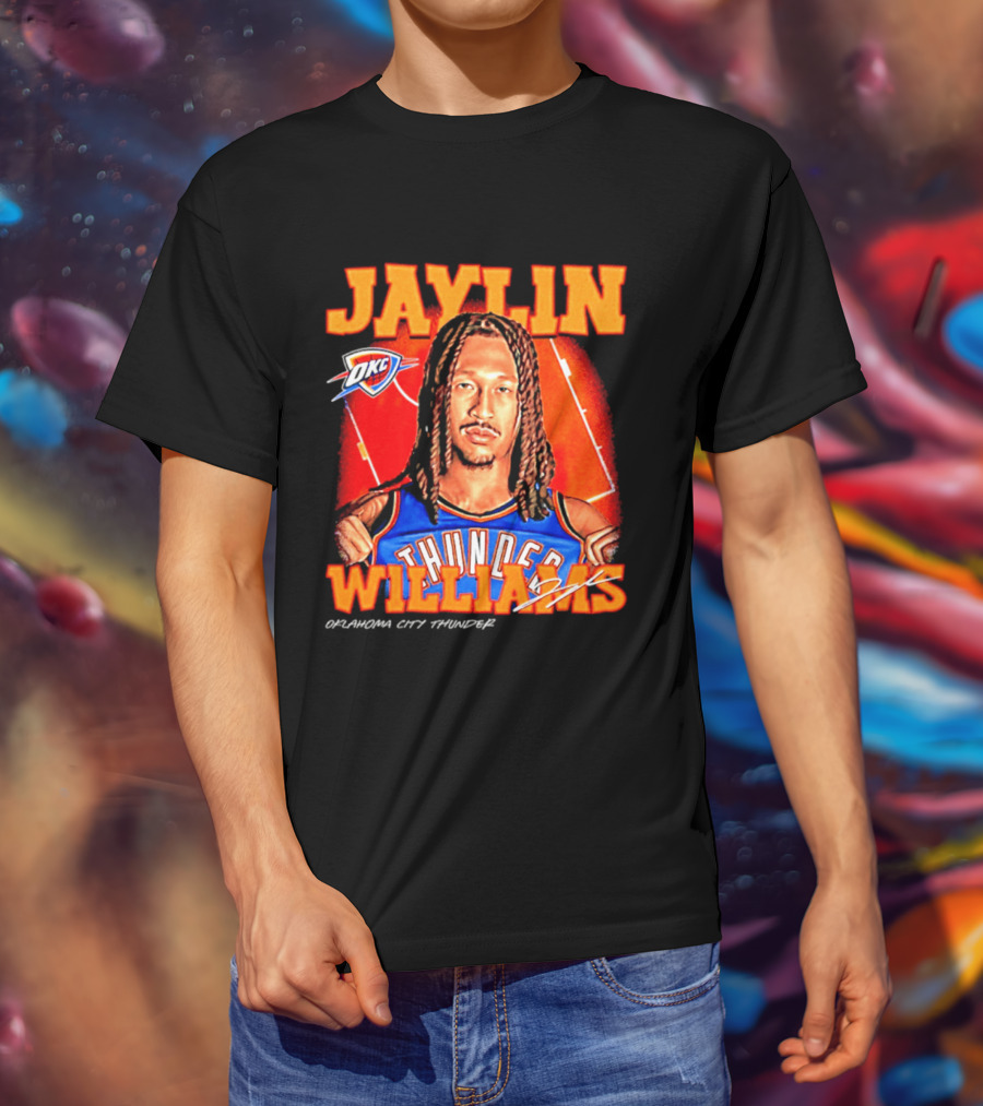 Jaylin Williams Oklahoma City Thunder Basketball T-Shirt