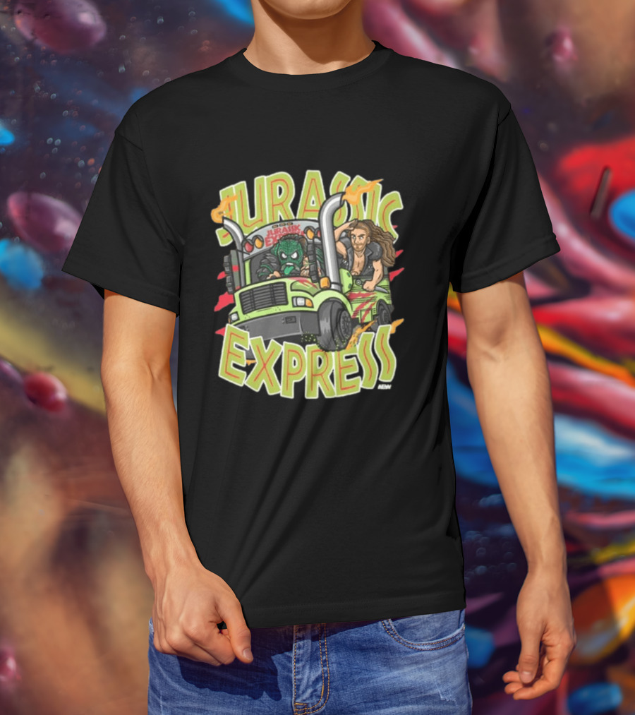 Jurassic Express Truck Adventure With Dinosaur And Driver T-Shirt