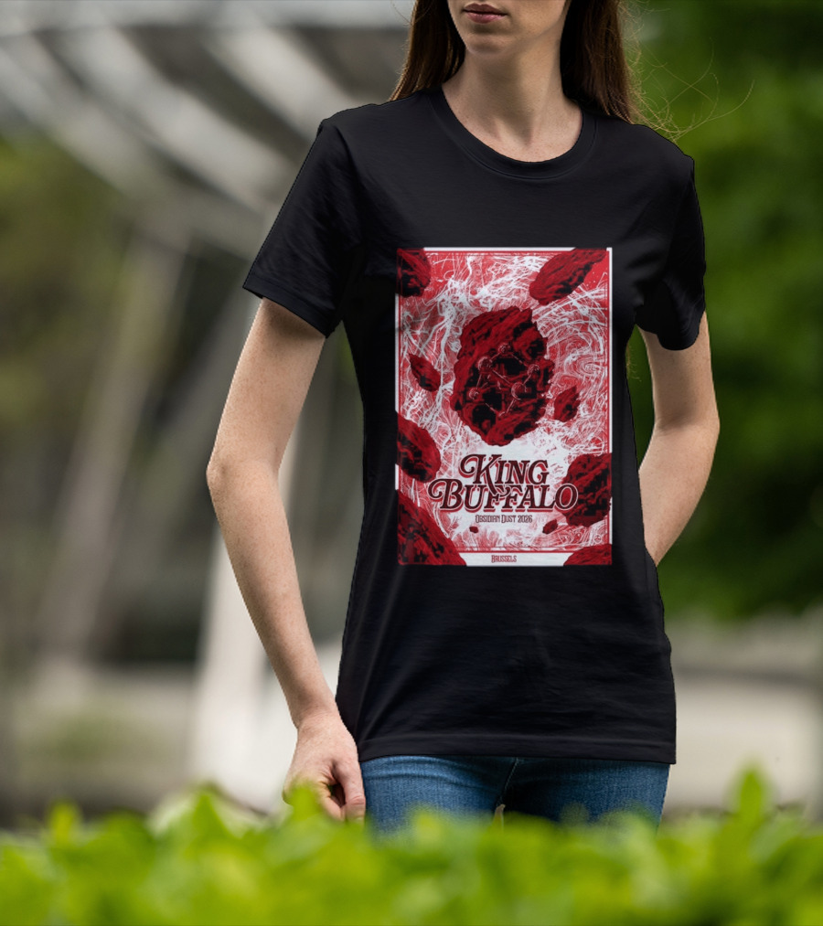 King Buffalo Obsidian Dust 2026 Brussels Belgium May 17 2026 T-Shirt
