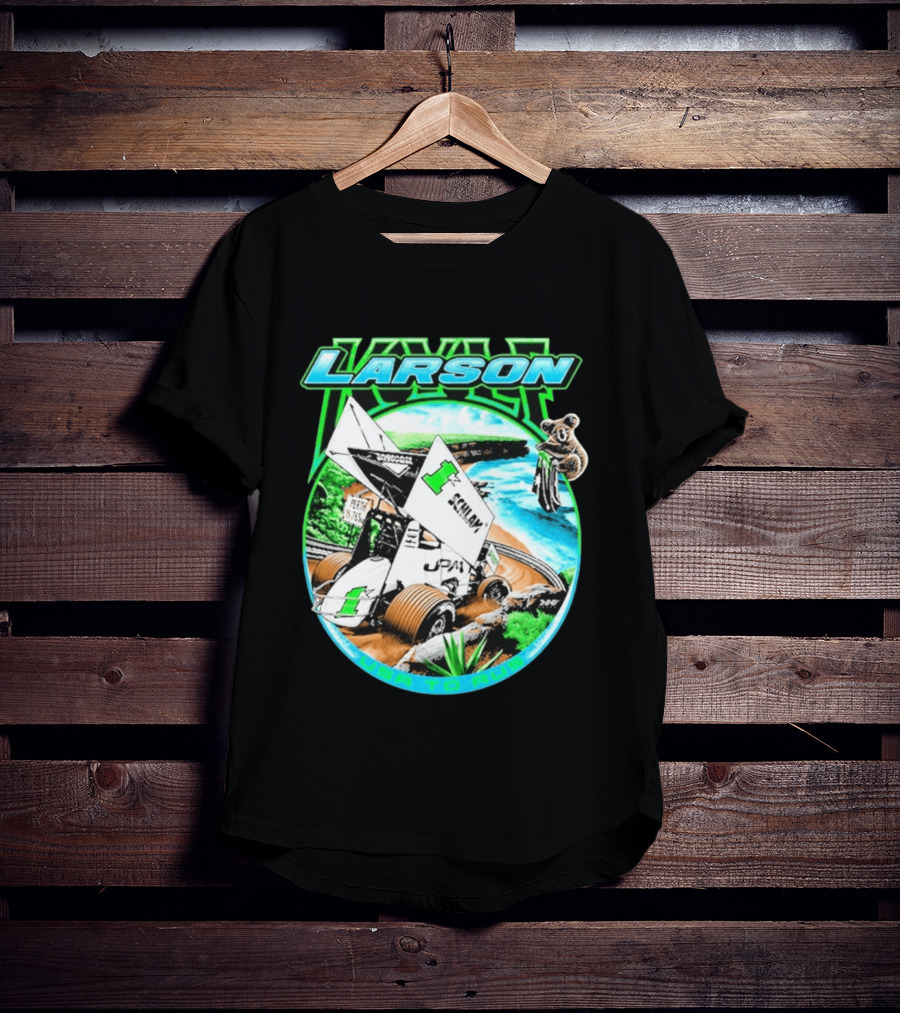 Kyle Larson Schlam USA To Aus Racing Perth Sprint Car T-Shirt
