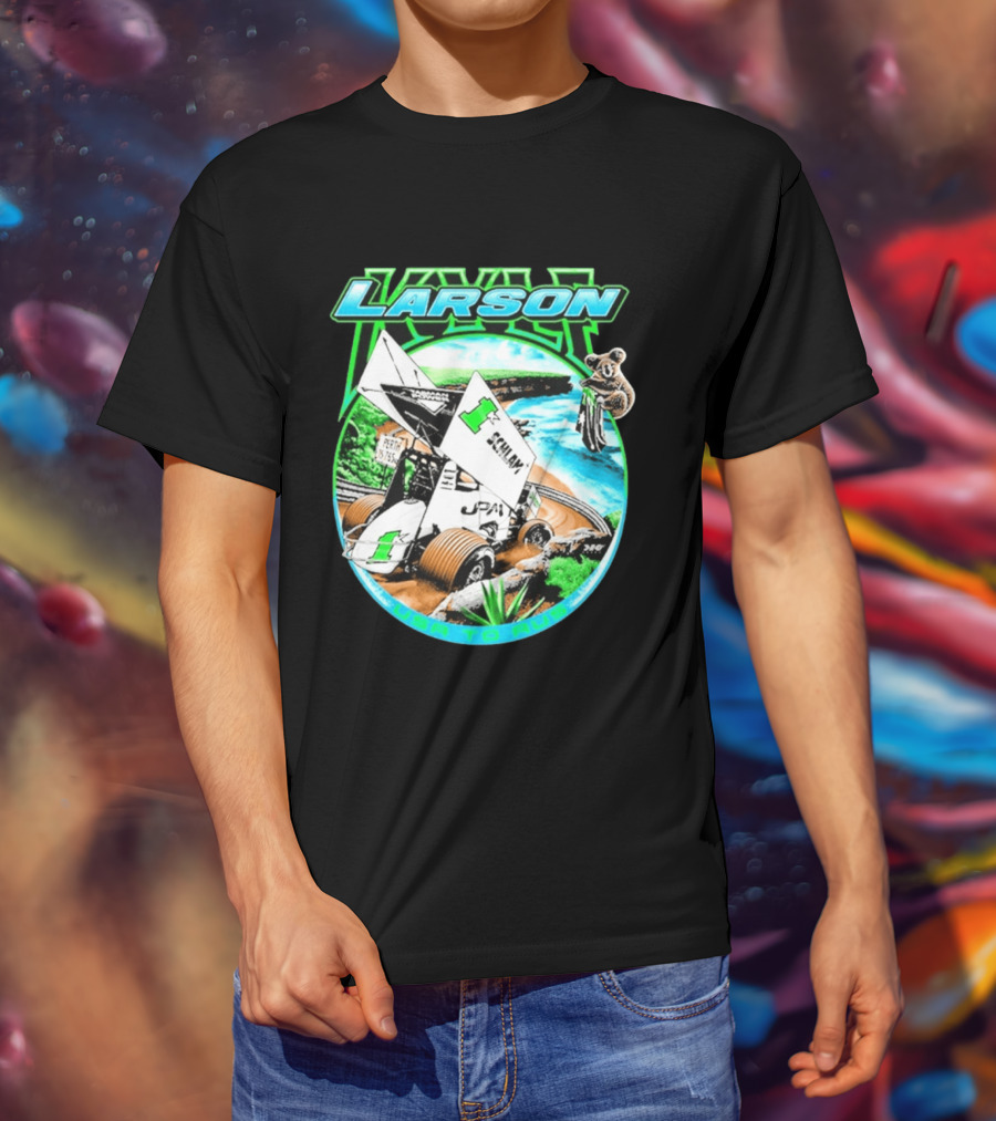 Kyle Larson Schlam USA To Aus Racing Perth Sprint Car T-Shirt