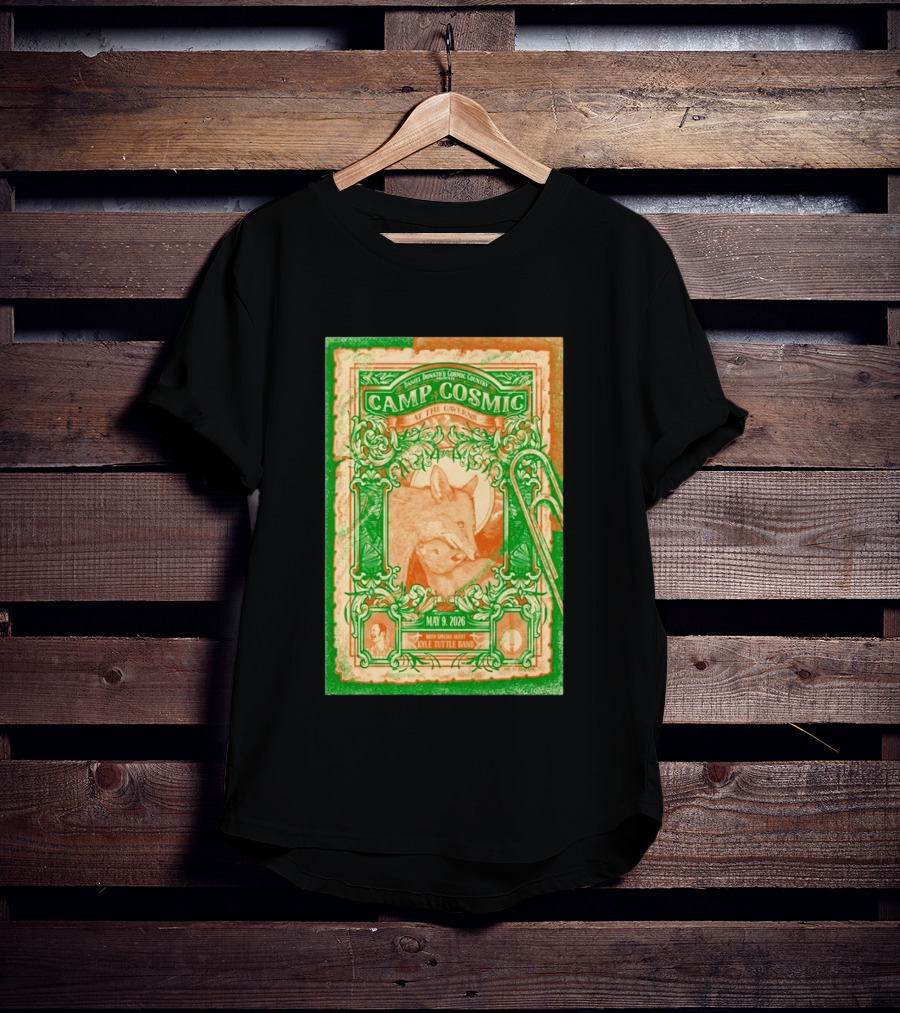 May 9 2026 Daniel Donato's Cosmic Country Camp Cosmic At The Caverns Kyle Tuttle Band Pelham TN Tour T-Shirt