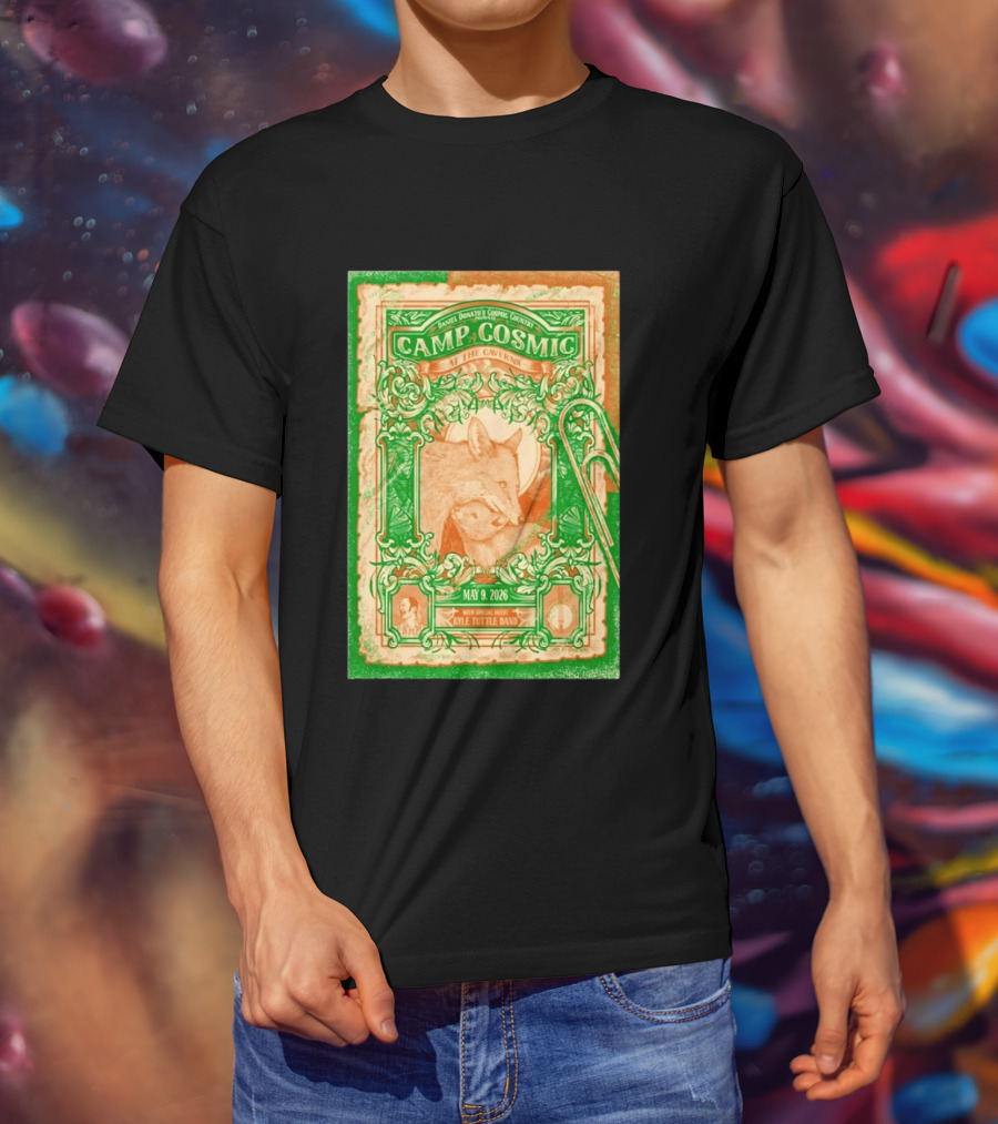 May 9 2026 Daniel Donato's Cosmic Country Camp Cosmic At The Caverns Kyle Tuttle Band Pelham TN Tour T-Shirt