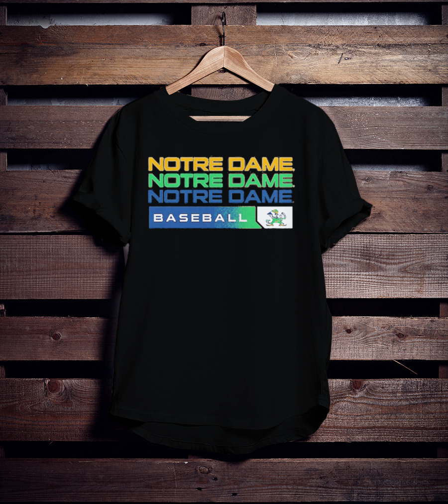 Notre Dame College Baseball Fighting Irish Tri Blend 2026 T-Shirt