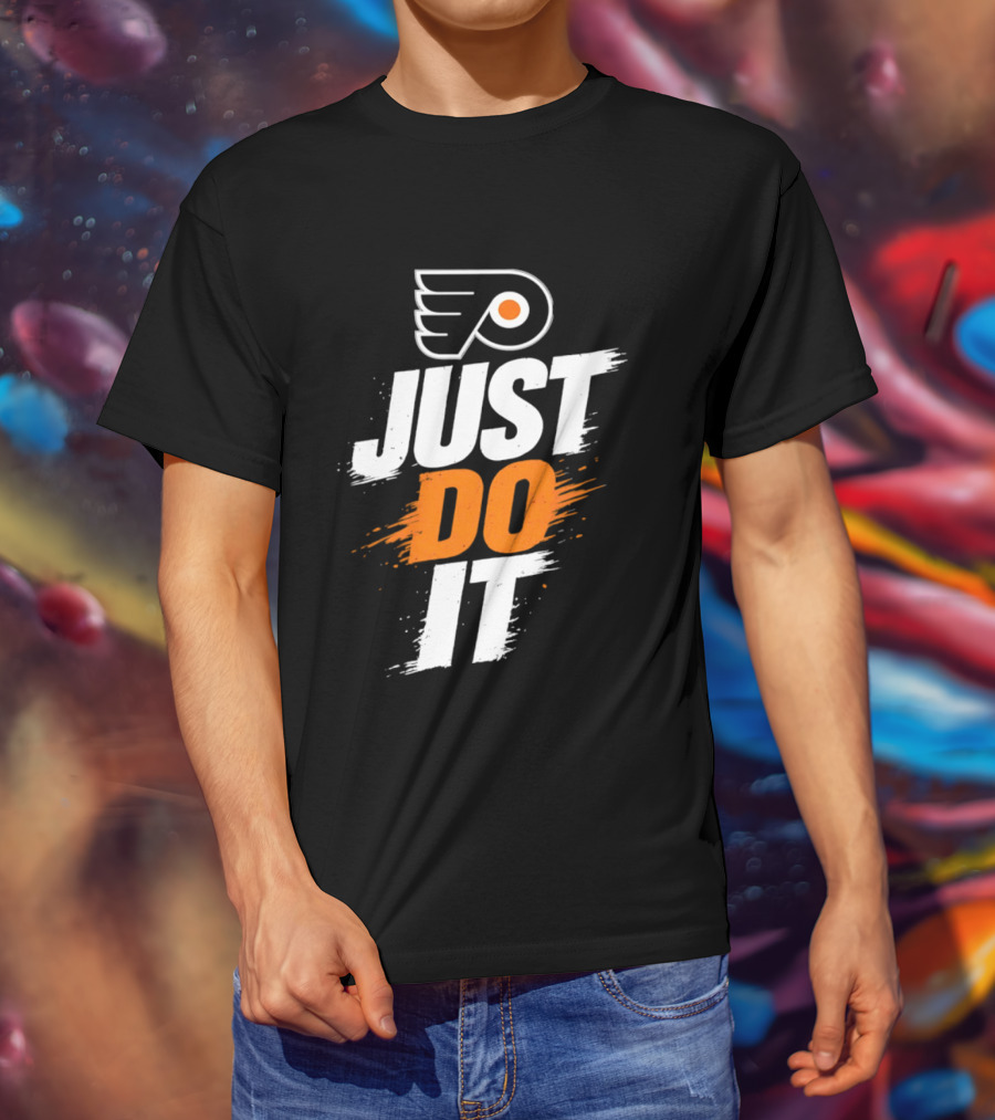 Philadelphia Flyers Just Do It NHL Team Spirit T-Shirt