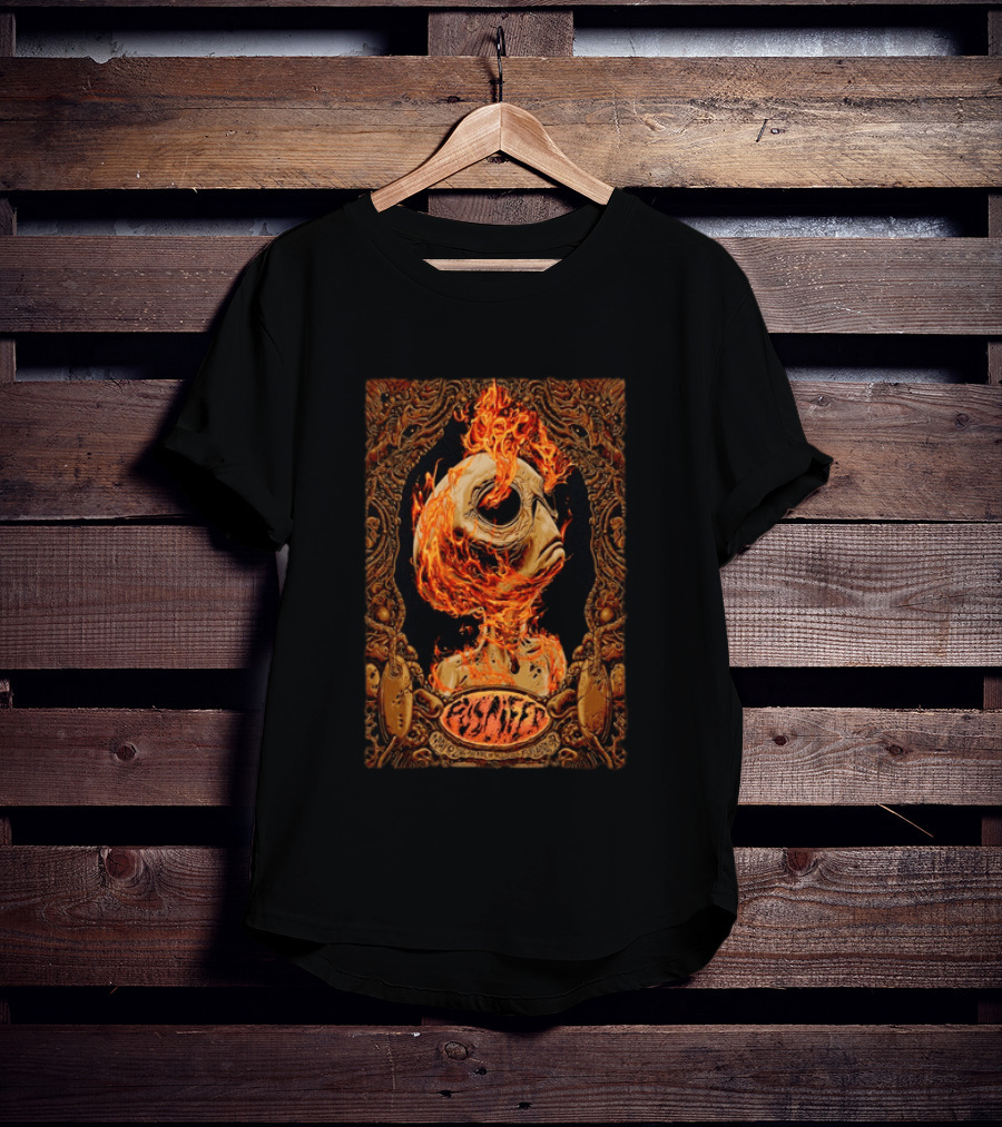 Puscifer Theater Of The Clouds Portland OR Event May 8 2026 Alien Skull In Flames T-Shirt