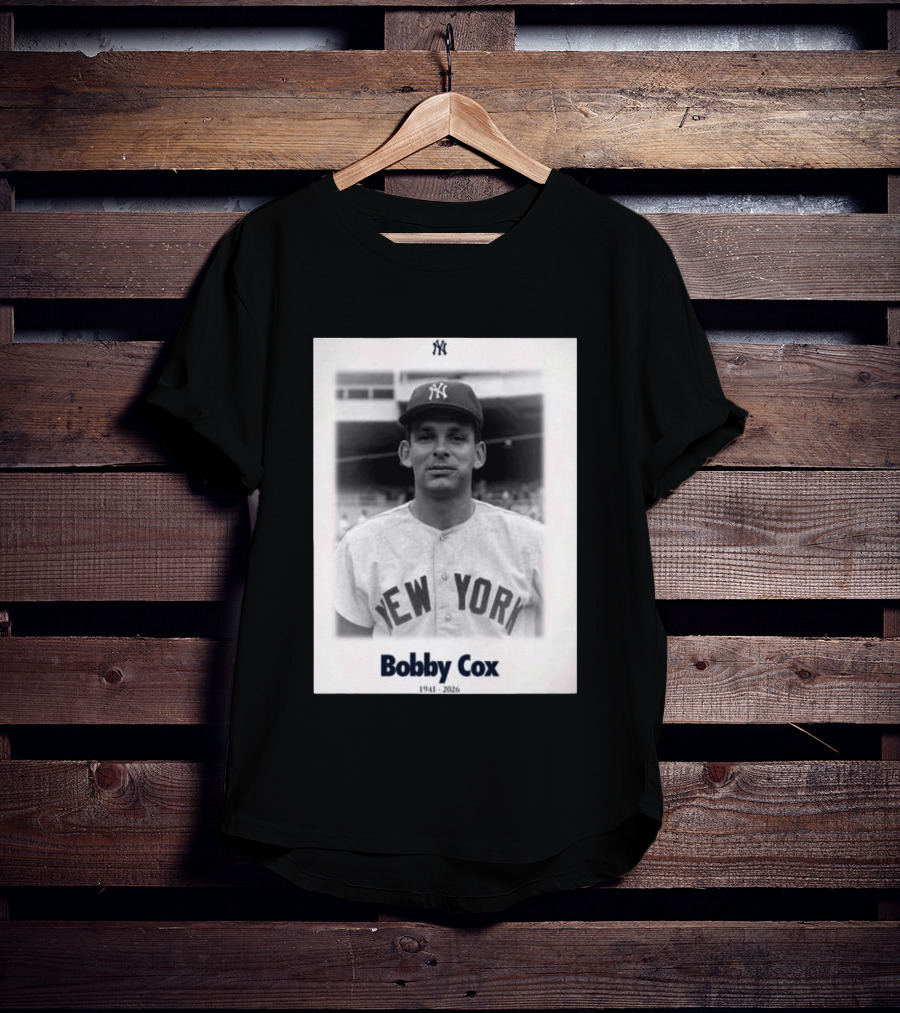 New York Yankees Bobby Cox 1941 2026 T-Shirt