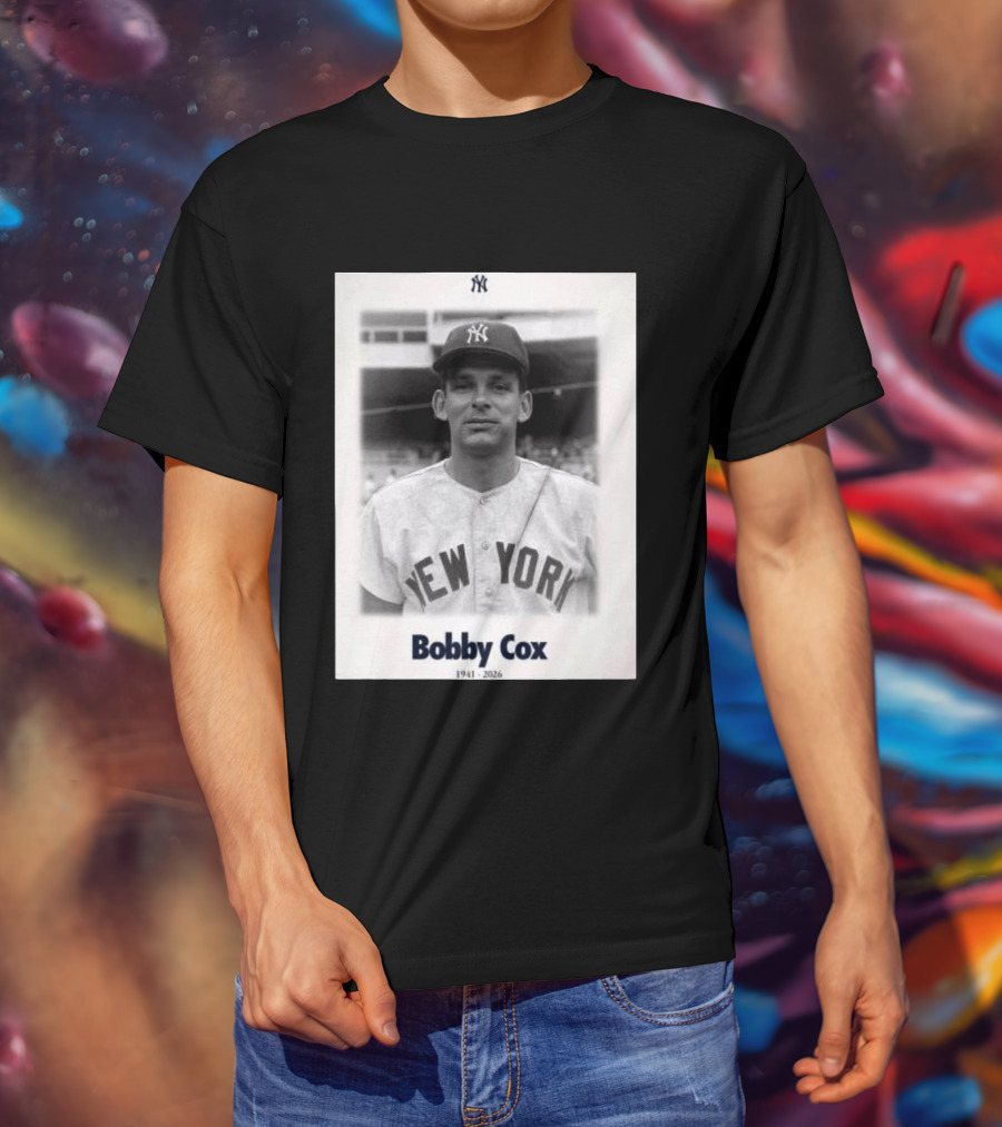 New York Yankees Bobby Cox 1941 2026 T-Shirt