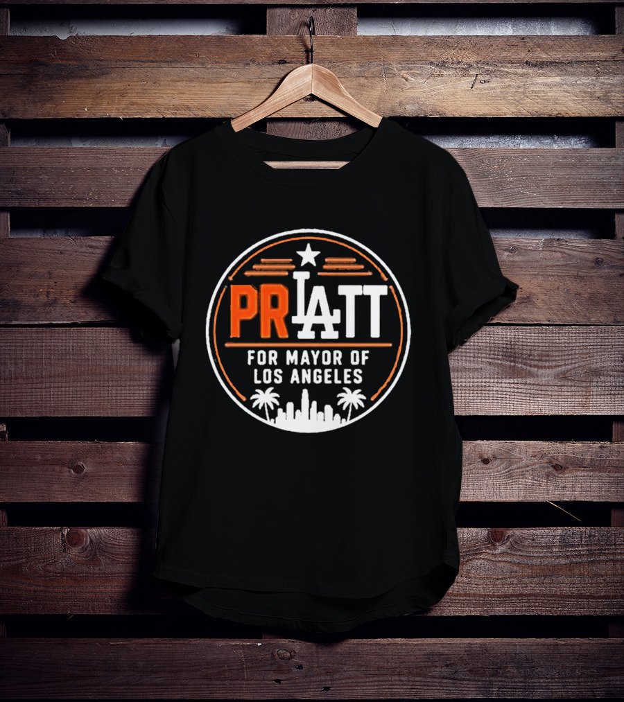 Pratt For Mayor Of Los Angeles 2026 Election Campaign T-Shirt