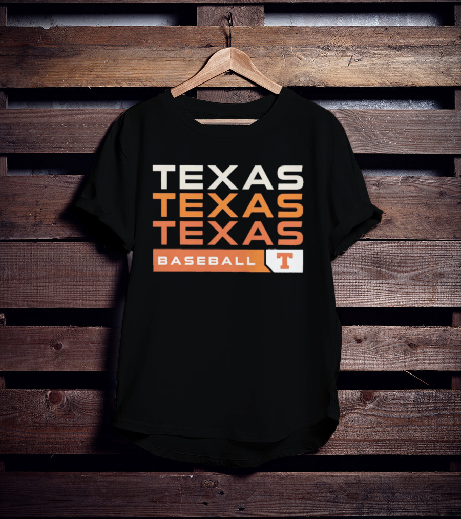 Texas Longhorns Texas Texas Texas Baseball 2026 T-Shirt