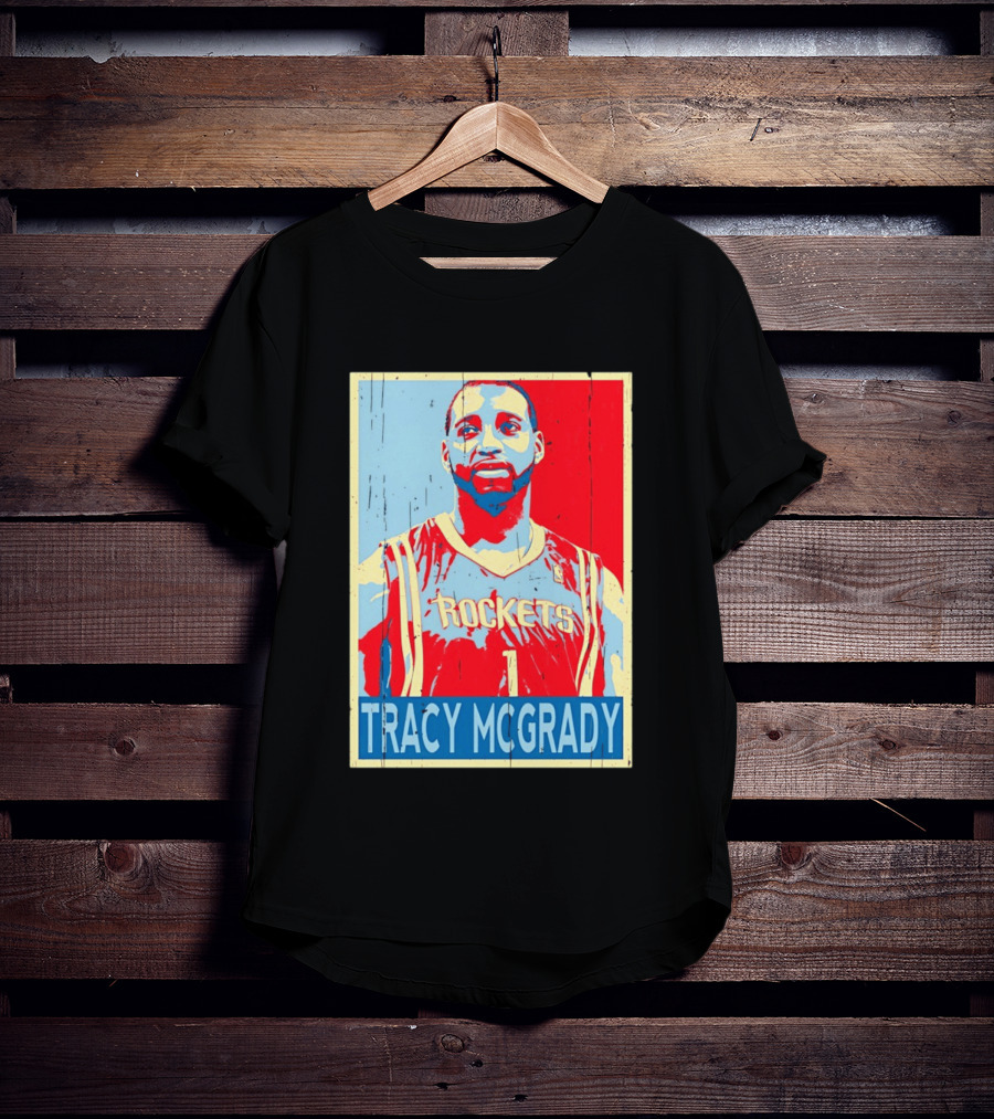 Tracy McGrady Rockets Houston NBA Basketball T-Shirt