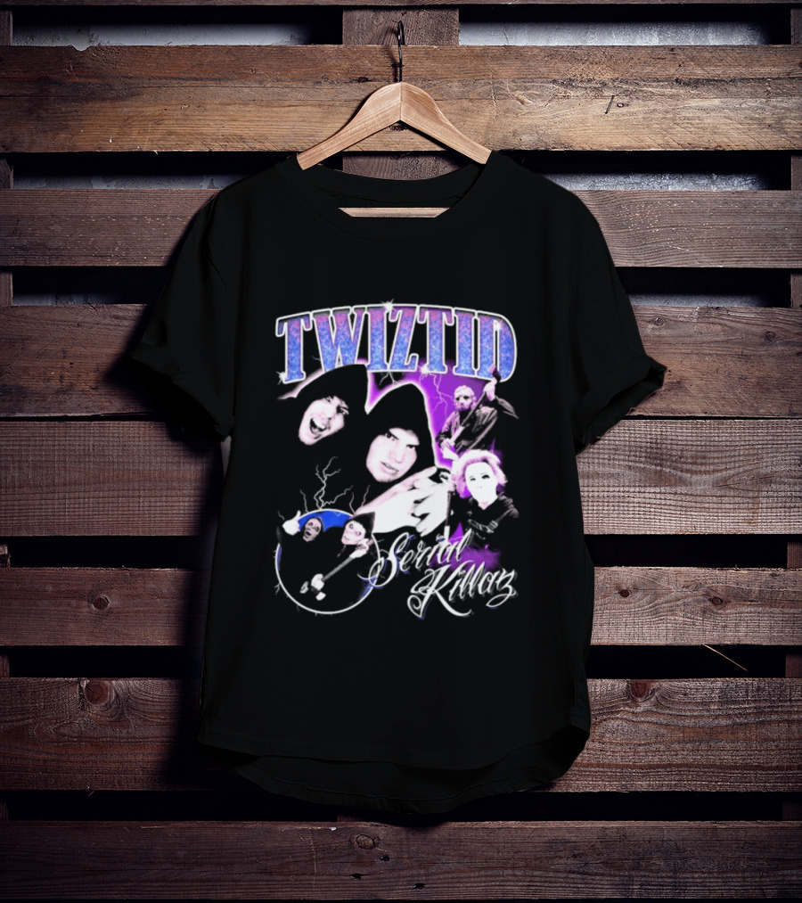 Twiztid Serial Killas 90s Rap Psychedelic Horror T-Shirt