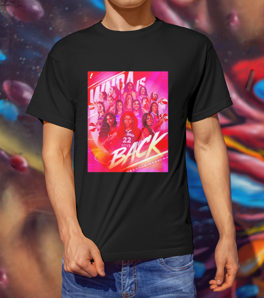WNBA Is Back 30th Season Highlights Las Vegas Basketball Stars T-Shirt