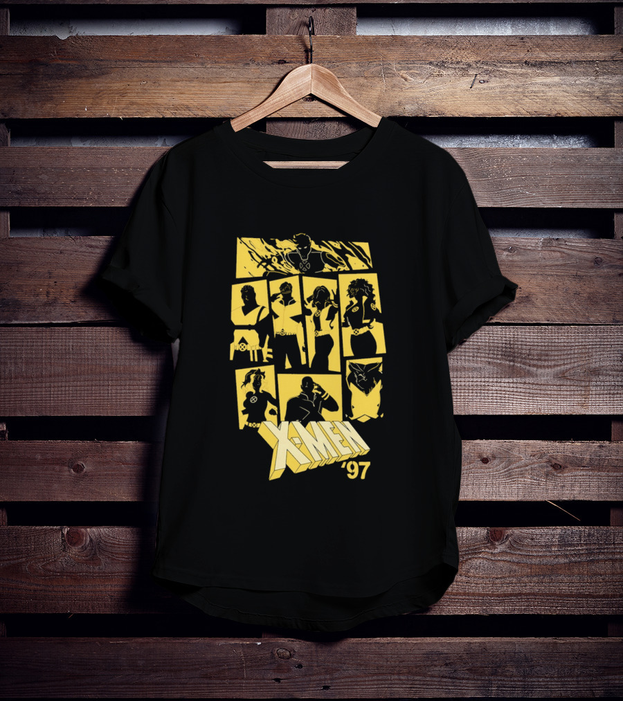 X Men '97 Classic Characters Collage T-Shirt
