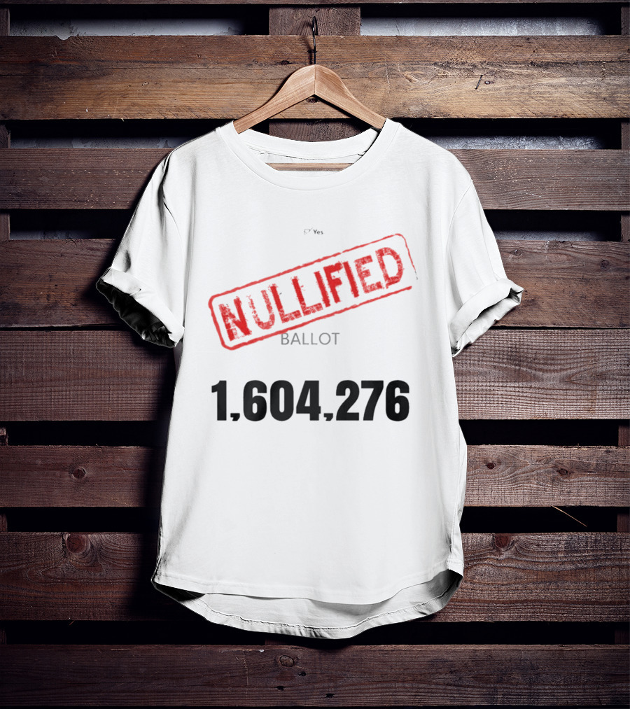 NULLIFIED BALLOT 1604276 Virginia Redistricting Protest T-Shirt