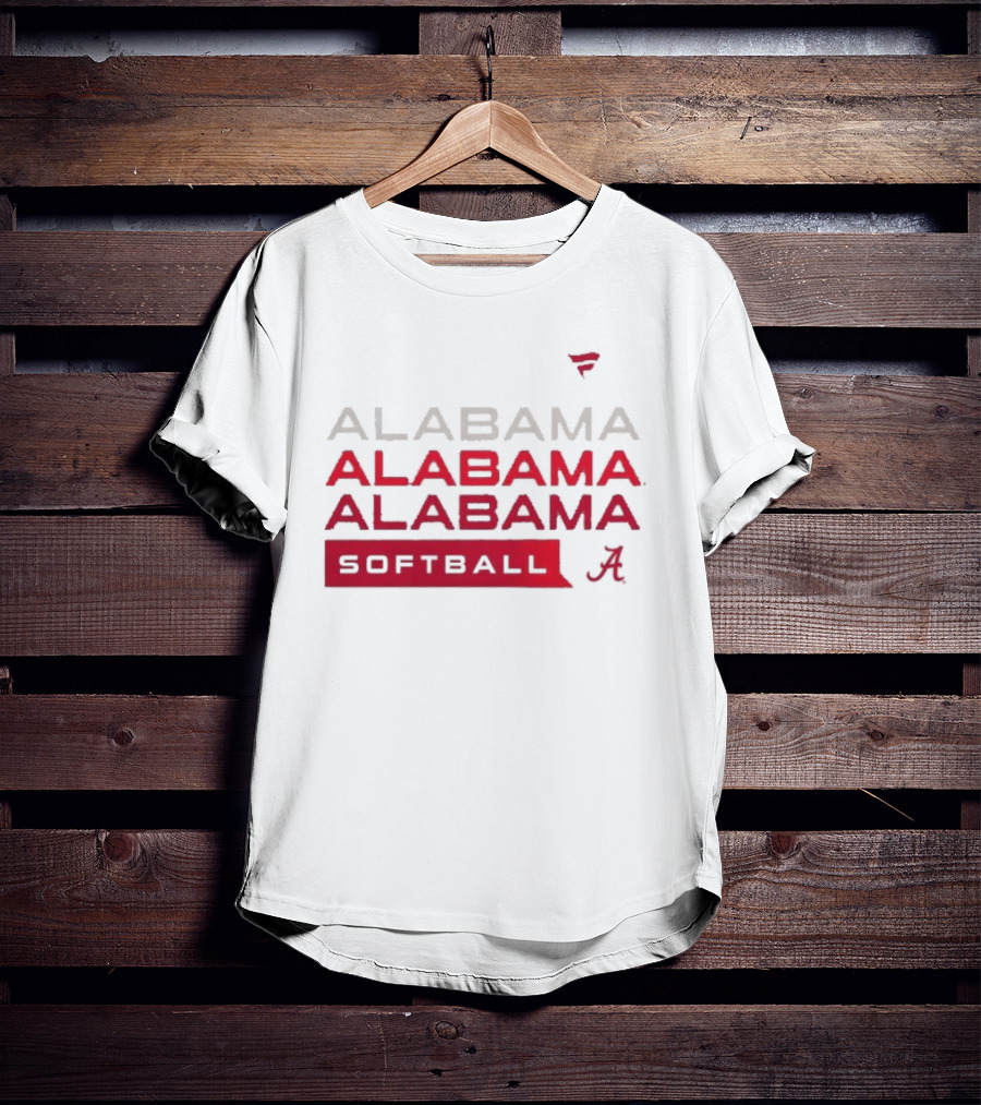 Alabama Crimson Tide Softball Fan Gear Tri Blend Hype T-Shirt
