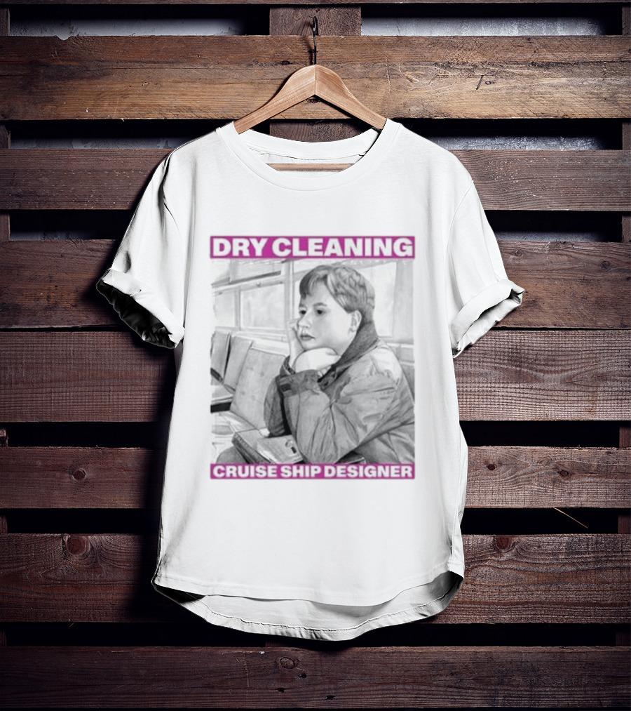 Dry Cleaning Cruise Ship Designer Boy Sketch T-Shirt