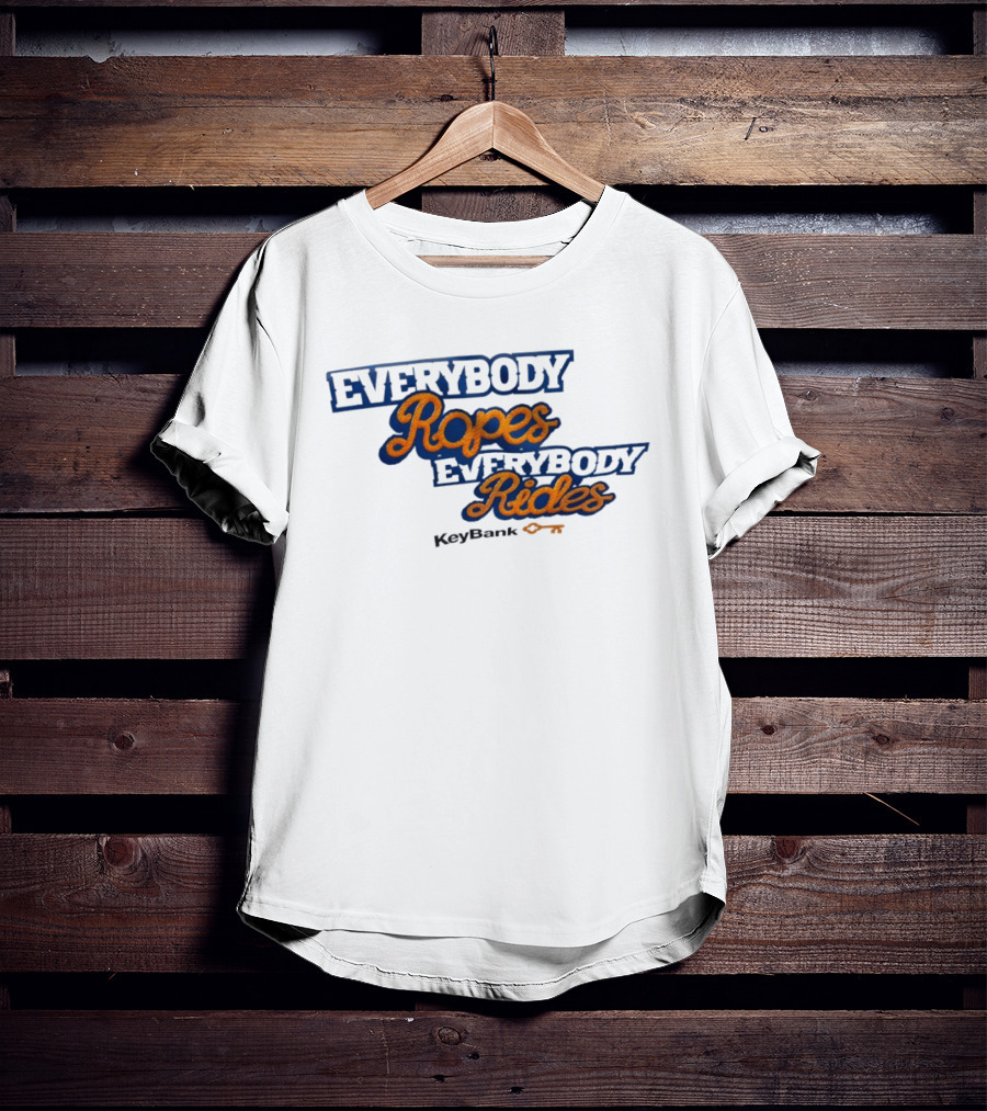 Everybody Ropes Everybody Rides KeyBank Buffalo Sabres NHL Hockey T-Shirt