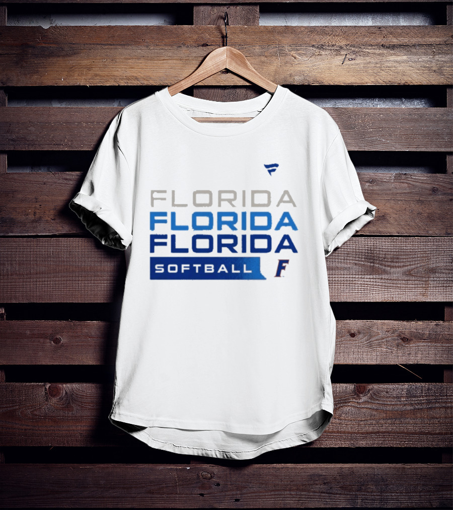 Florida Gators Softball Tri Blend Hype College F T-Shirt