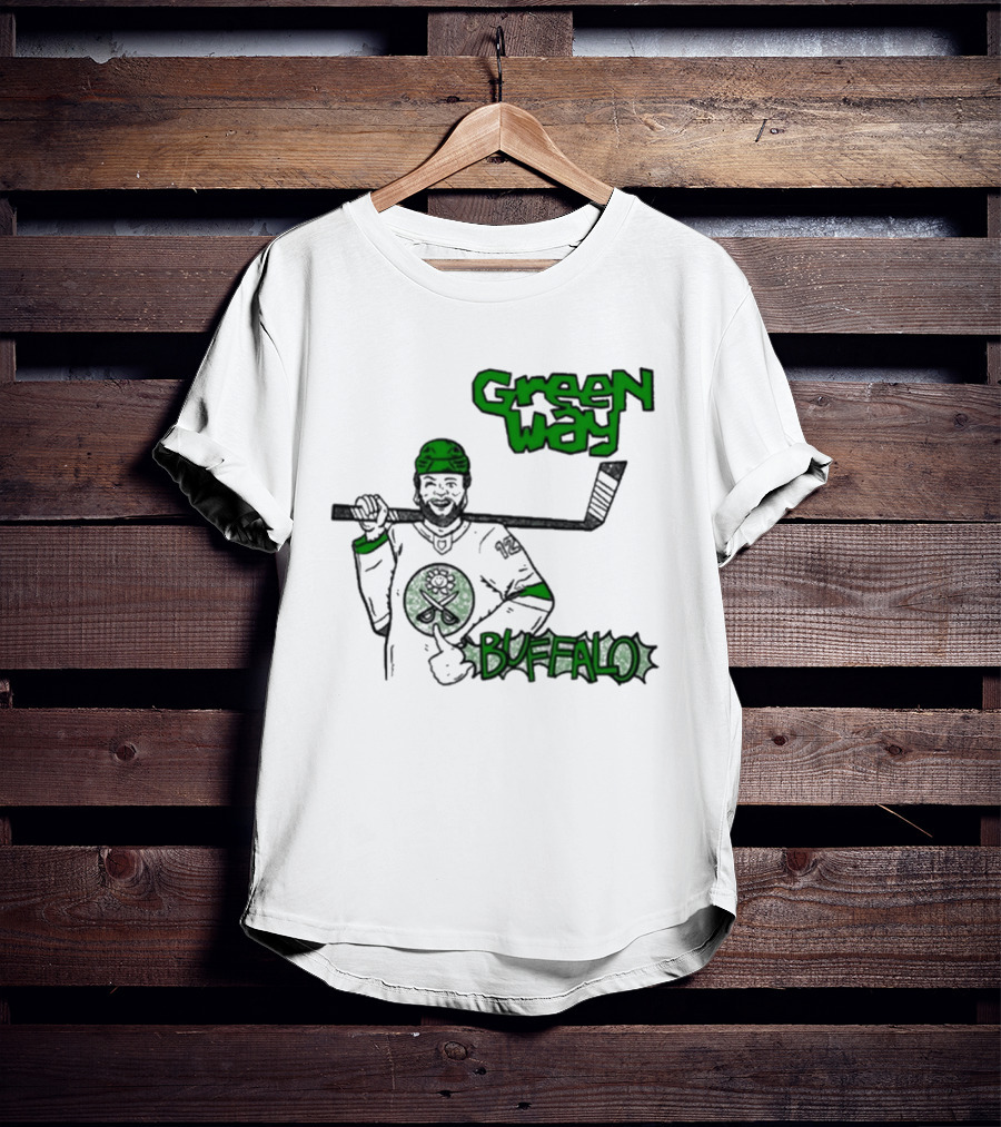 Green Way Hockey Buffalo Player T-Shirt