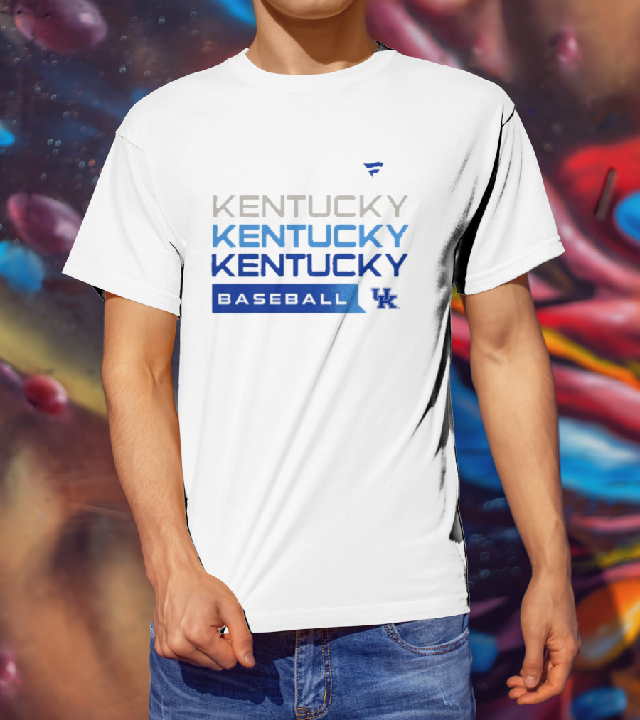 Kentucky Wildcats Baseball Tri Blend Hype Fanatics T-Shirt