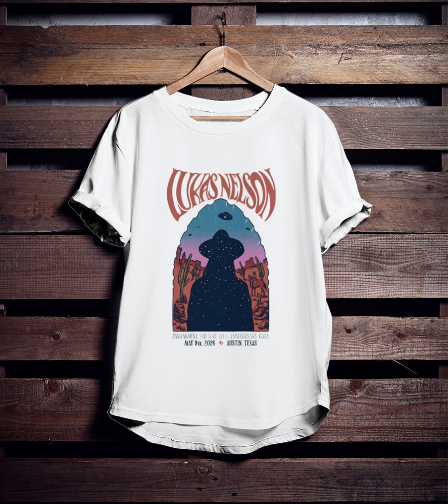 Lukas Nelson 60th Anniversary Show May 9 2026 Austin Texas T-Shirt
