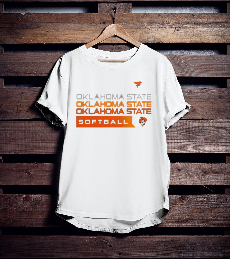 Oklahoma State College Softball Cowboys Hype Tri Blend T-Shirt
