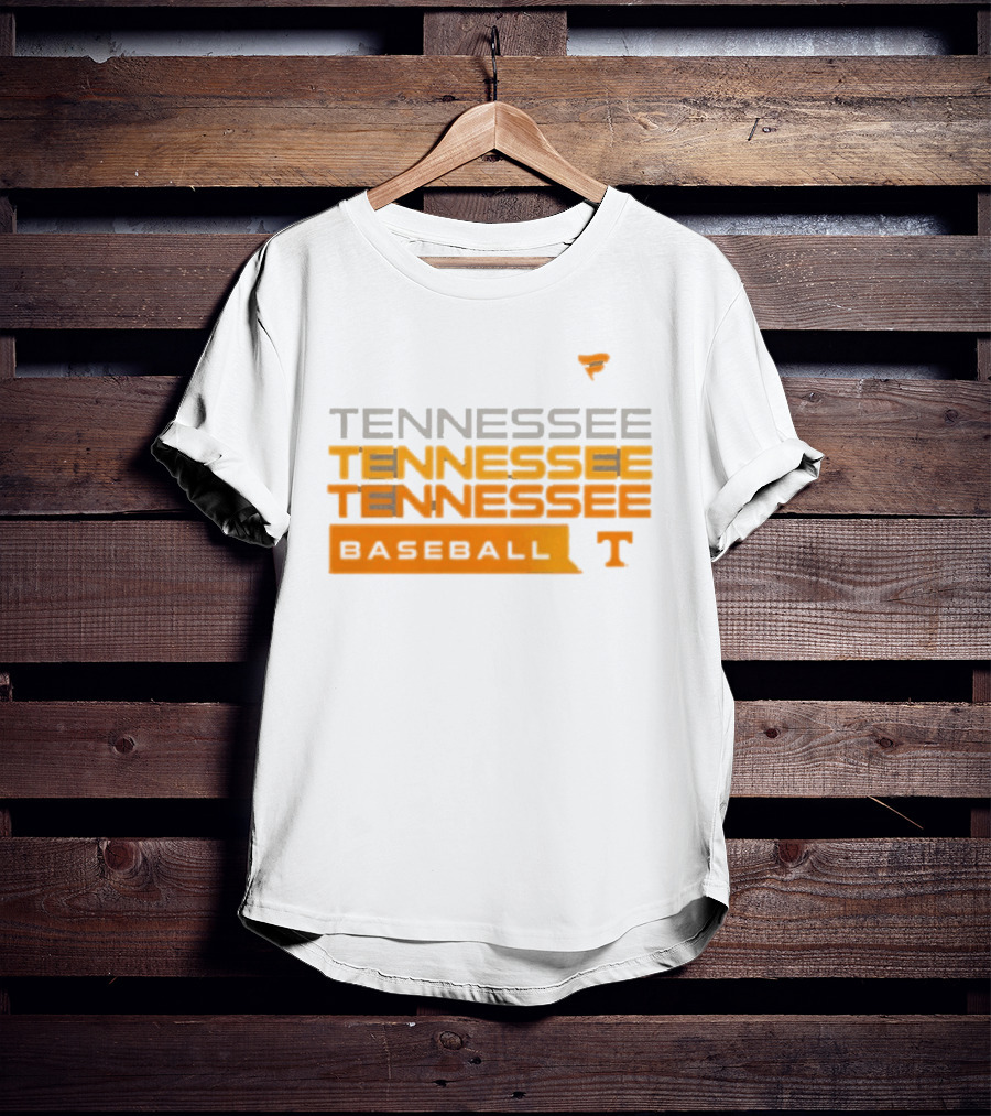 Tennessee Volunteers Baseball Tri Blend Hype Official College Gear T-Shirt