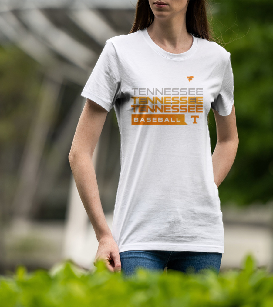 Tennessee Volunteers Baseball Tri Blend Hype Official College Gear T-Shirt