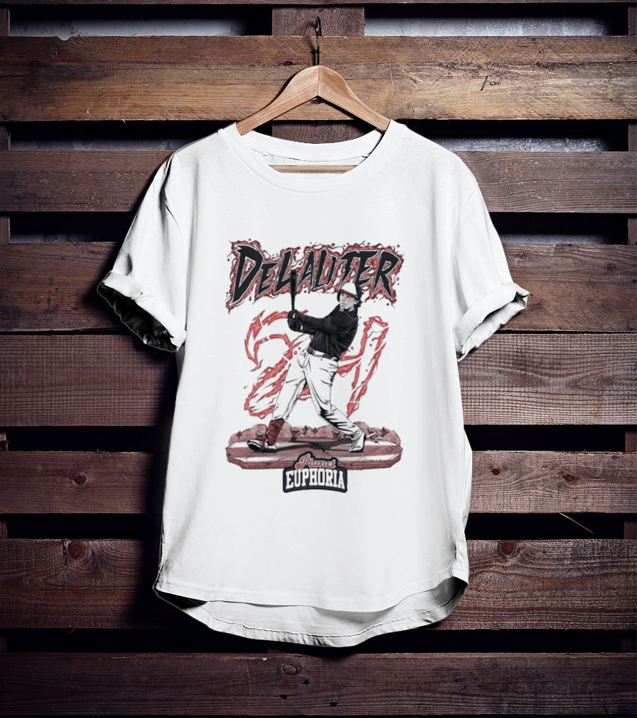 DeLauter Cosmic Euphoria Red Swing 21 T-Shirt