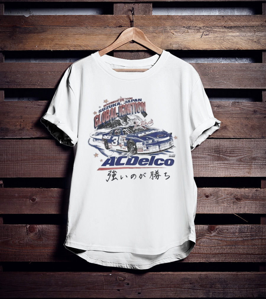Dale Earnhardt ACDelco Global Ignition Japan Racing 1996 T-Shirt