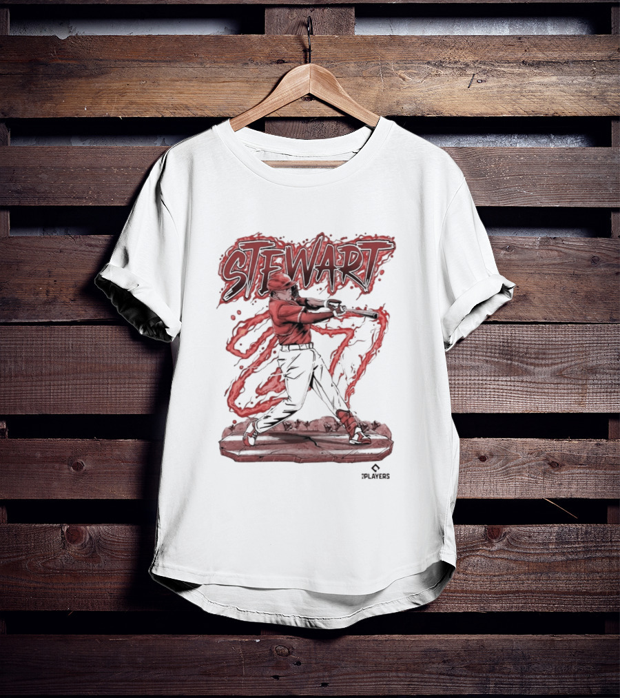 STEWART Powerful Baseball Swing T-Shirt