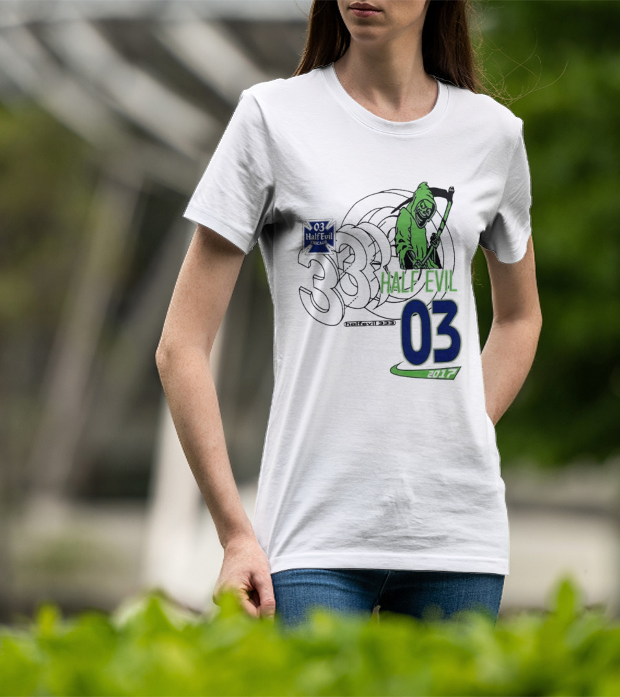 Halfevilco 333 Male Evil 03 Grim Reaper T-Shirt