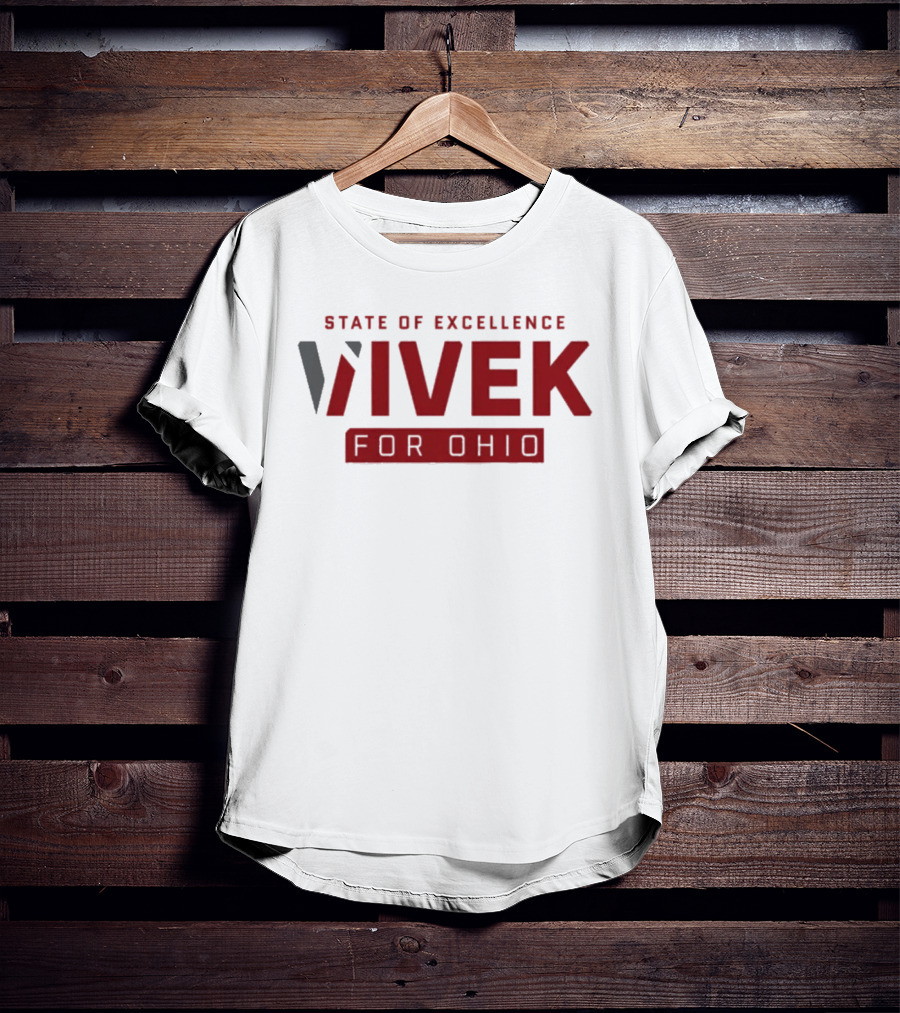 State Of Excellence Vivek For Ohio Garment Dyed T-Shirt