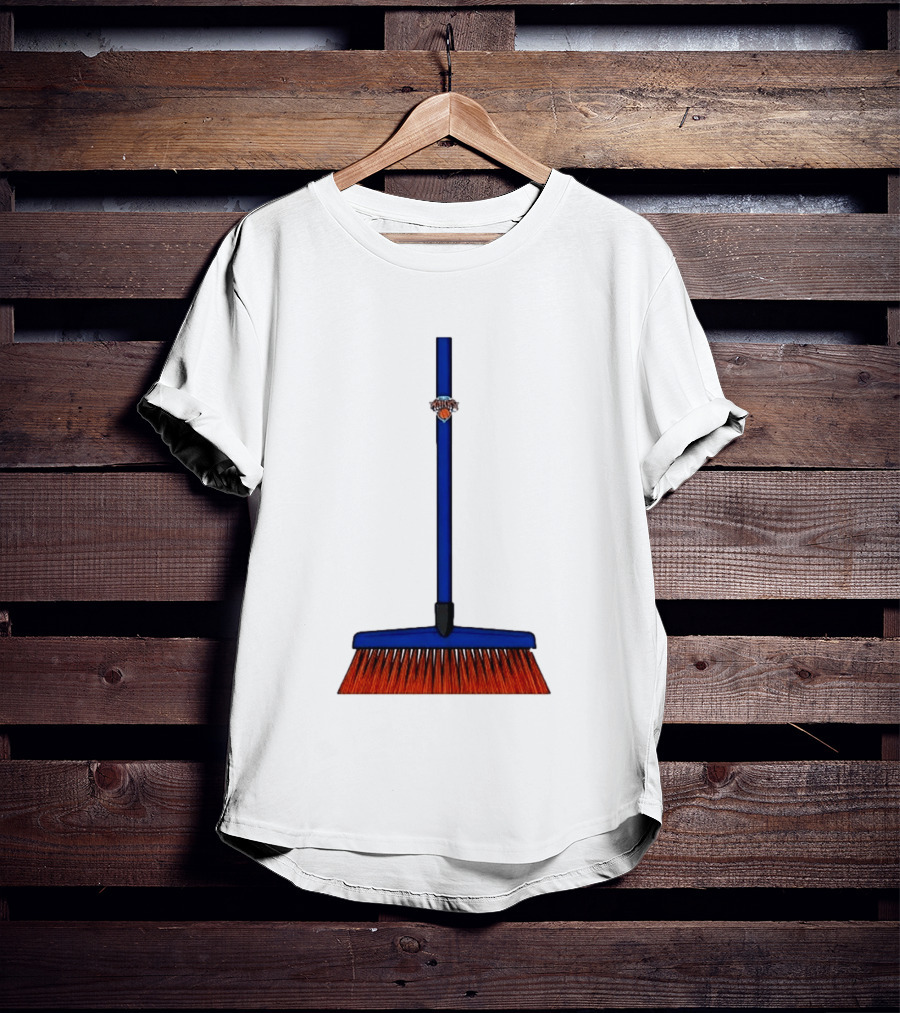 New York Knicks The Sweep 2026 Broom Basketball Fan Gear T-Shirt