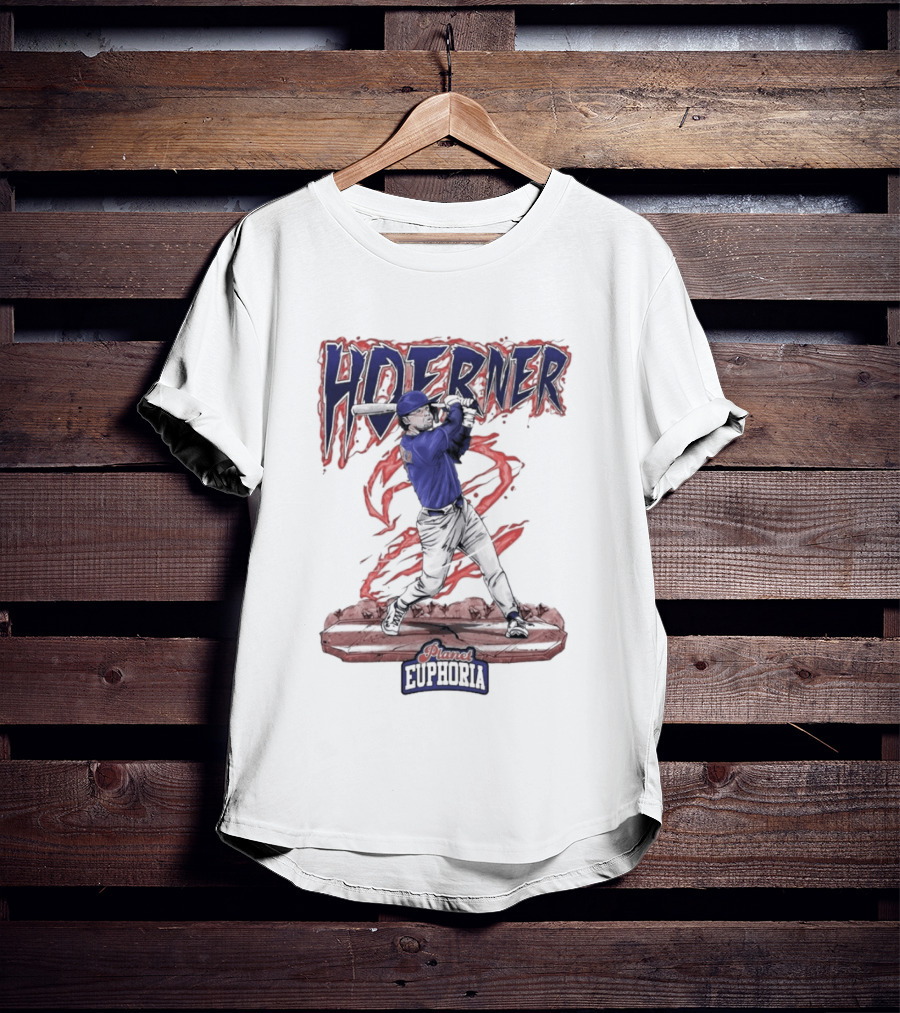 Hoerner The Blue Blaze Euphoria Baseball Player T-Shirt
