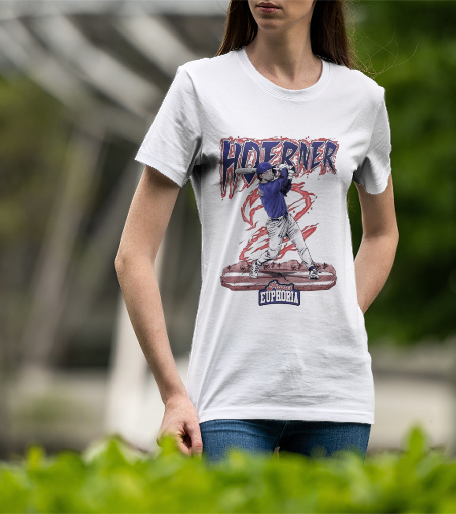 Hoerner The Blue Blaze Euphoria Baseball Player T-Shirt