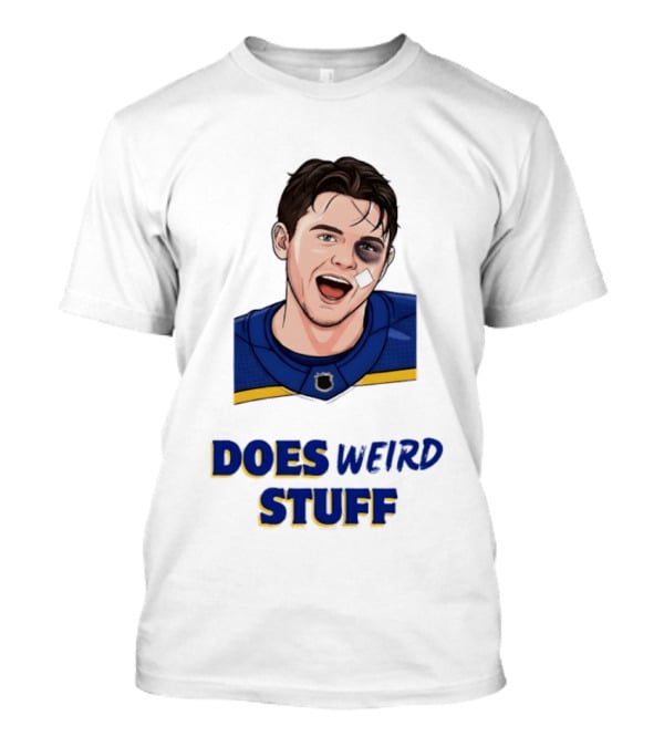 Jordan Binnington St. Louis Blues Does Weird Stuff T-Shirt