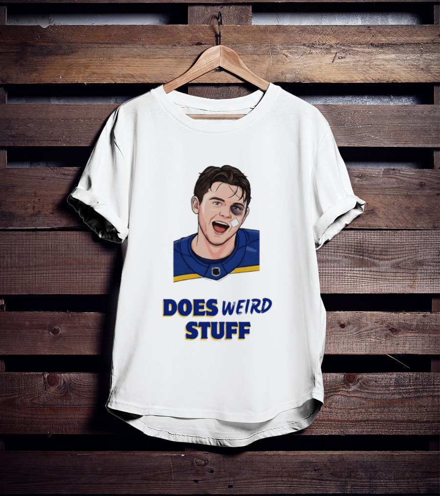 Jordan Binnington St. Louis Blues Does Weird Stuff T-Shirt