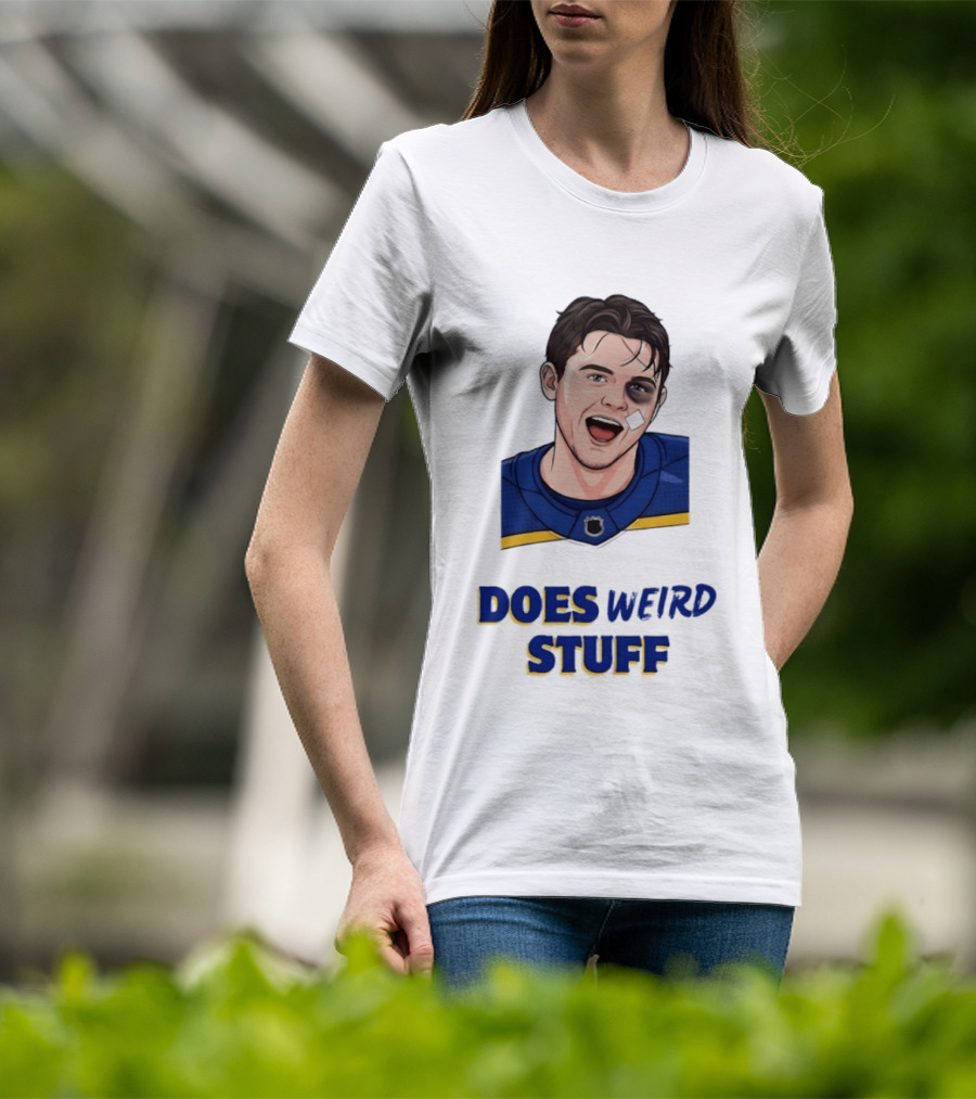 Jordan Binnington St. Louis Blues Does Weird Stuff T-Shirt
