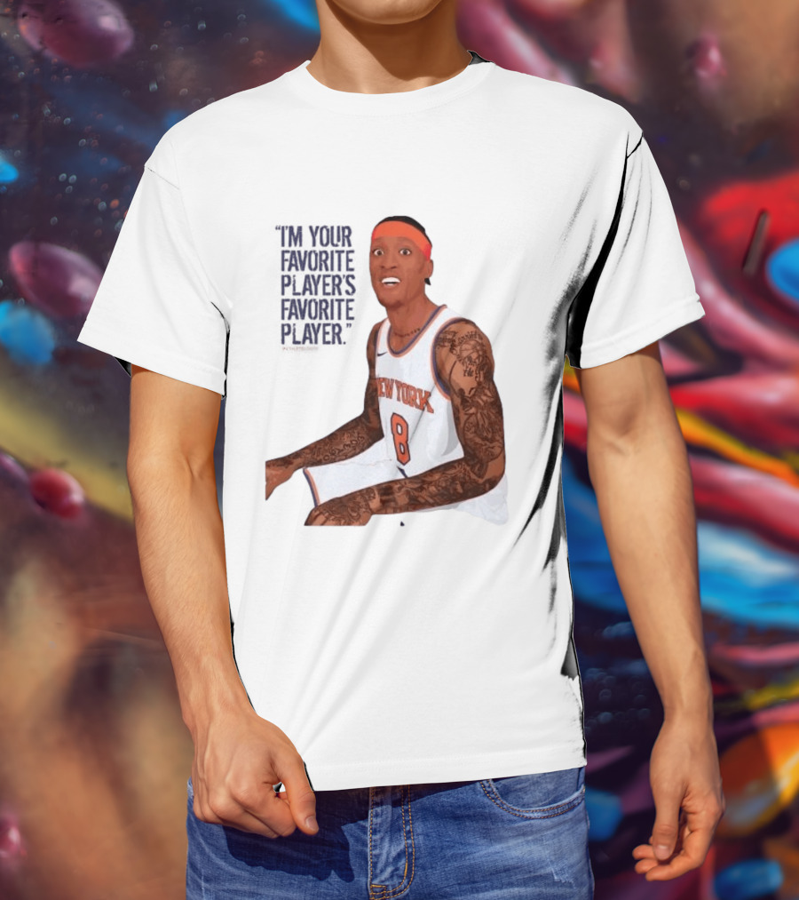 Michael Beasley I'm Your Favorite Player's Favorite Player New York Basketball 8 Tattoos T-Shirt