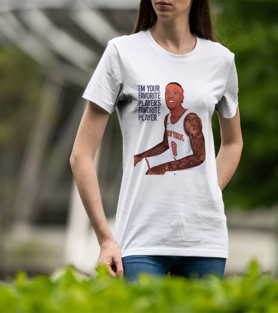 Michael Beasley I'm Your Favorite Player's Favorite Player New York Basketball 8 Tattoos T-Shirt