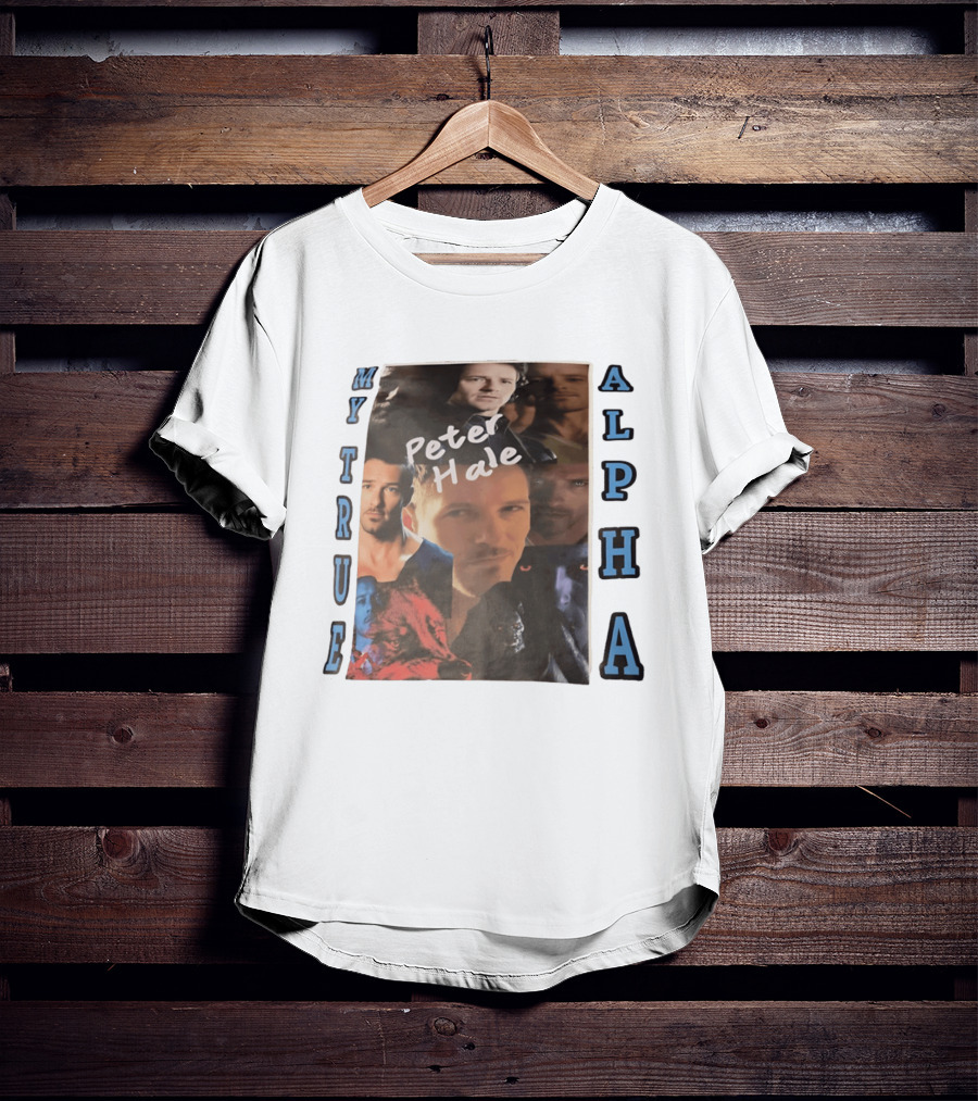 Peter Hale My True Alpha Collage With Photo Montage T-Shirt
