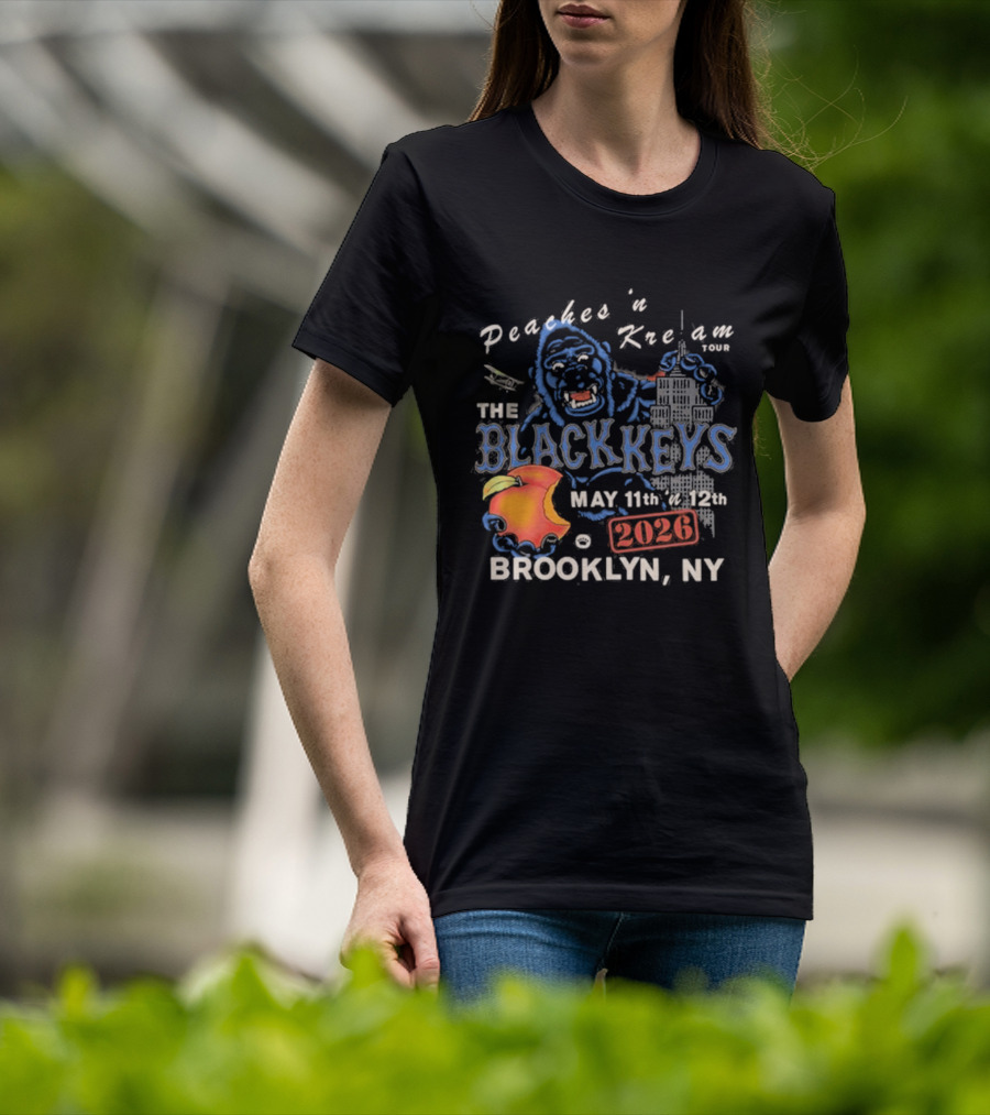 The Black Keys Peaches N Keem Tour Brooklyn May 11 12 2026 NYC T-Shirt