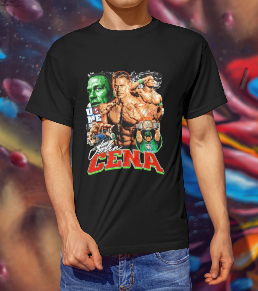 John Cena U Can't See Me U Me Champions WWE T-Shirt