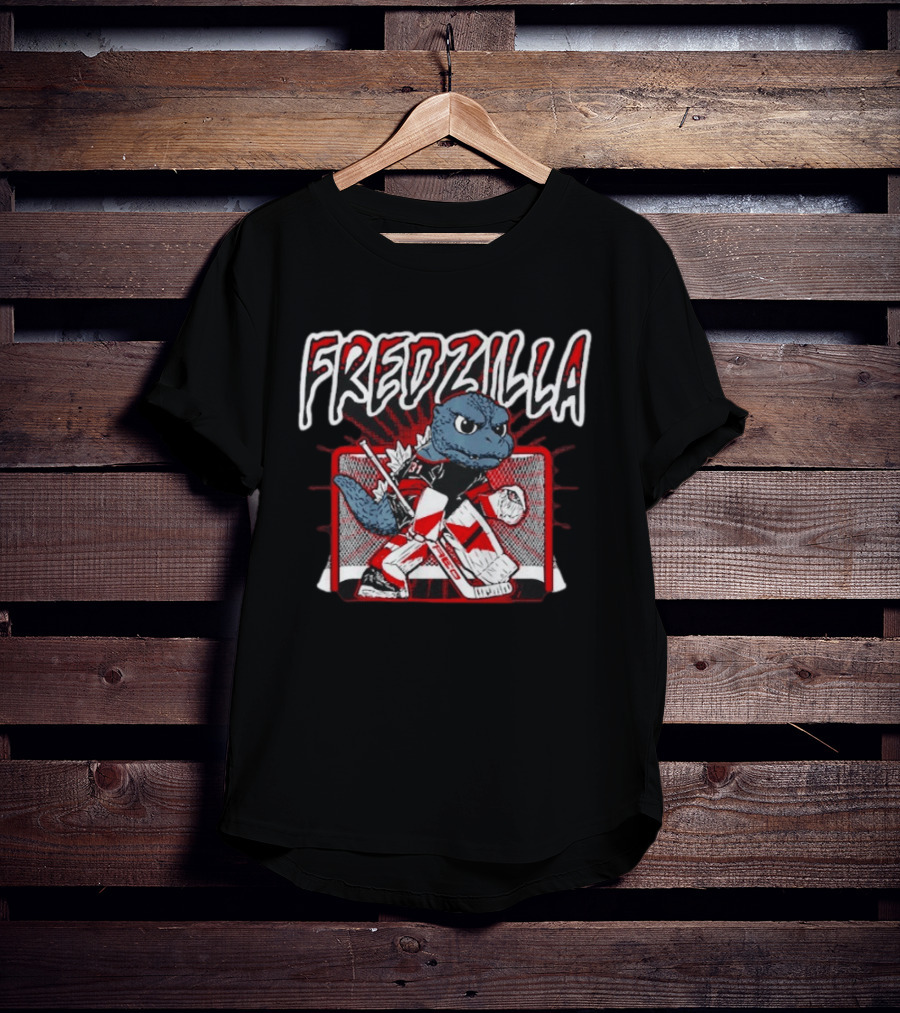 FredZilla Freddie Andersen Carolina Hurricanes Hockey Goalie T-Shirt