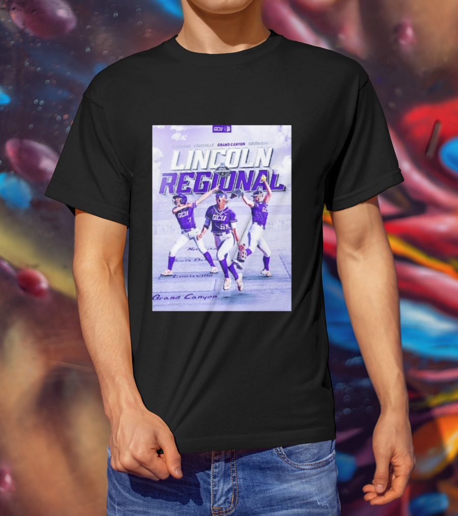 Grand Canyon Antelopes Softball Lincoln Regional Nebraska Louisville South Dakota GCU T-Shirt